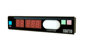 JW2050R 5행 2열<BR>적/녹 버튼 표시기