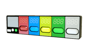 NW2978 3행 5칼라 버튼 표시기